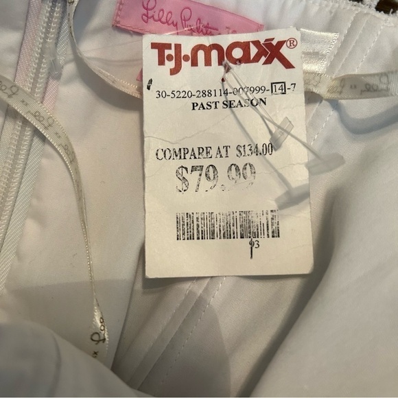 Lily Pulitzer Brynn Pink Sunset Strapless Dress Sz. 0 - Picture 11 of 15